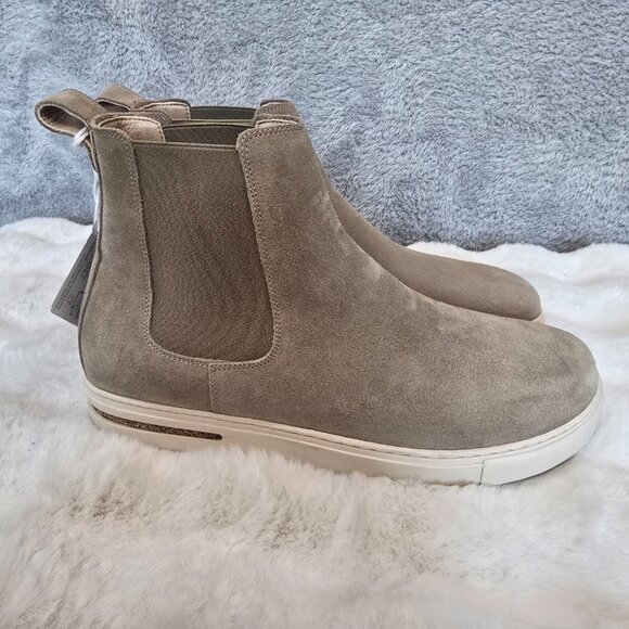 Birkenstock Bend Taupe Suede Chelsea Boot Men's Size 44 NEW **NOTES - Picture 3 of 11